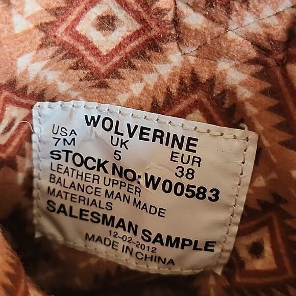 Wolverine 1883 Tan Leather Ankle Boots - Picture 9 of 9